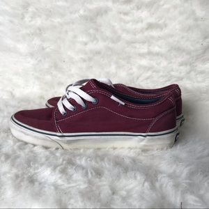 Maroon Vans W9